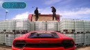 Lamborghini Huracan v Train, Bullets, Gravity, and Fire