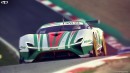 Lancia Gran Turismo hybrid luxury coupe sports car (rendering by Antonio Paglia)