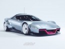Lancia Stratos "2030 Remake" rendering