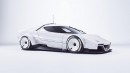 Lancia Stratos "2030 Remake" rendering