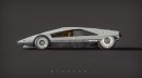 Lancia Stratos “Slashed Zero” design study