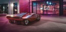 Lancia Stratos Zero realistic 3D rendering
