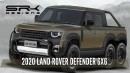 Land Rover Defender 6x6 "AMG Killer" Looks Like a Rugged Pickup