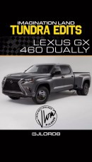 Lexus GX 460 Dually HD pickup truck rendering by jlord8