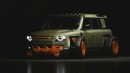 Land Rover Defender stance rendering