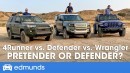 Defender vs Wrangler vs 4Runner