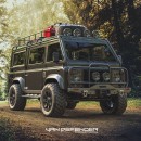 Land Rover Defender Van (rendering)