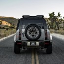 Land Rover Defender X 110 riding on custom Forgiato wheels