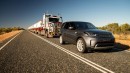 2017 Land Rover Discovery Tows 120-Ton Road Train