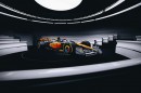 McLaren MCL60 race car with bespoke Chrome livery