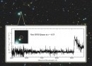 A new quasar discovered using DESI gives a glimpse of the universe as it was nearly 13 billion years ago, less than a billion years after the Big Bang. This is the most distant quasar discovered with DESI to date, from a DESI very high-redshift quasar sel