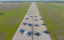 USAF brings together 4,000 people and 80 aircraft for huge elephant walk