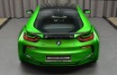 Lava Green BMW i8 Revealed in Abu Dhabi