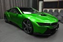 Lava Green BMW i8 Revealed in Abu Dhabi