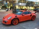 Lava Orange Porsche 911 GT3 RS Gets Lava Orange Rims