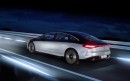 Mercedes EQS LED taillights