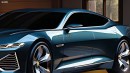 Chevy Monte Carlo SS rendering by Q Cars