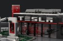 LEGO Ideas Tesla Dealership and Service