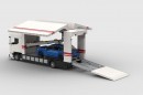 LEGO Scania R730 car transporter