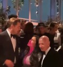 Leonardo DiCaprio and Jeff Bezos at the 2020 Art + Film gala