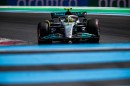 Lewis Hamilton on Track At the French GP