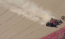 Lewis Hamilton collides with Max Verstappen at Silverstone
