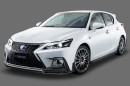 Lexus CT 200h Gets TRD Body Kit and Quad Exhaust in Japan