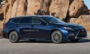 Lexus ES SportCross Wagon Rendering Will Happen When America Is Ready