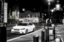 Lexus GS 300h In Black White and Red