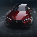 Lexus IS 500 F Sport Performance Sportwagon rendering by sugardesign_1