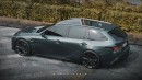 Lexus IS F Sportwagon rendering by sugardesign_1 on Instagram