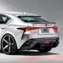 Lexus IS Sportback F Sport Performance rendering by hdm.design on Instagram