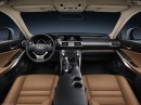 Lexus IS interior in Topaz Brown