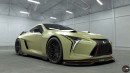 Lexus LC 500 muscle car CGI tuning by Evrim Ozgun