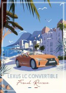 Lexus LC Convertible Travel Posters