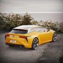 Lexus LC Shootingbrake 500h rendering by sugardesign_1