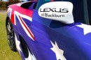 Lexus LFA Wrapped in Australian Flag