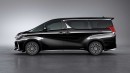 Lexus LM 300h Luxury Minivan Debuts, Looks Amazing