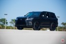 Lexus LX 570 Gets Murdered Out Look and Vossen Wheels