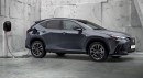 Lexus NX 450h+ is the most expensive, starting from $58,655