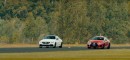 Lexus RC F Vs Mercedes-AMG C63 S Coupe drag race