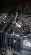 Jeep Wrangler Lexus V8 engine swap