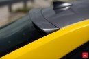 LFA Yellow Lexus IS 350 Sits on Vossen Wheels