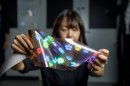 World’s First High-Resolution Stretchable Display