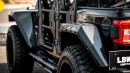 Jeep Wrangler Becomes a Carbon Convertible Tank With Liberty Walk Widebody
