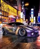 Liberty Walk Nissan GT-R With Joker Livery Looks Epic