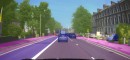 Wayve autonomous car technology demonstration - this is what its AI "sees"