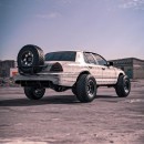 Lifted Ford Crown Victoria riding on solid axles for the Fourth of July by bradbuilds on Instagram