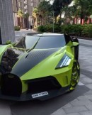Lime Green Bugatti La Voiture Noire