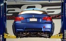 Limited Edition Frozen Blue BMW E92 M3 Goes to EAS for New Springs